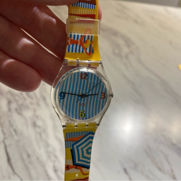 Vintage Swatch Watch Bikini Beach model 2004 unisex Swiss Made - Picture 6 of 9
